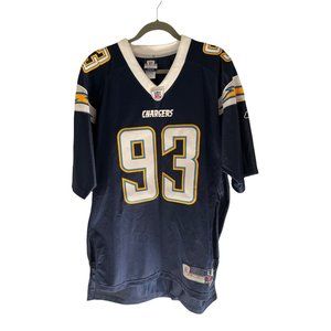 San Diego Chargers NWOT Reebok NFL Luis Castillo #93 Men’s L Jersey